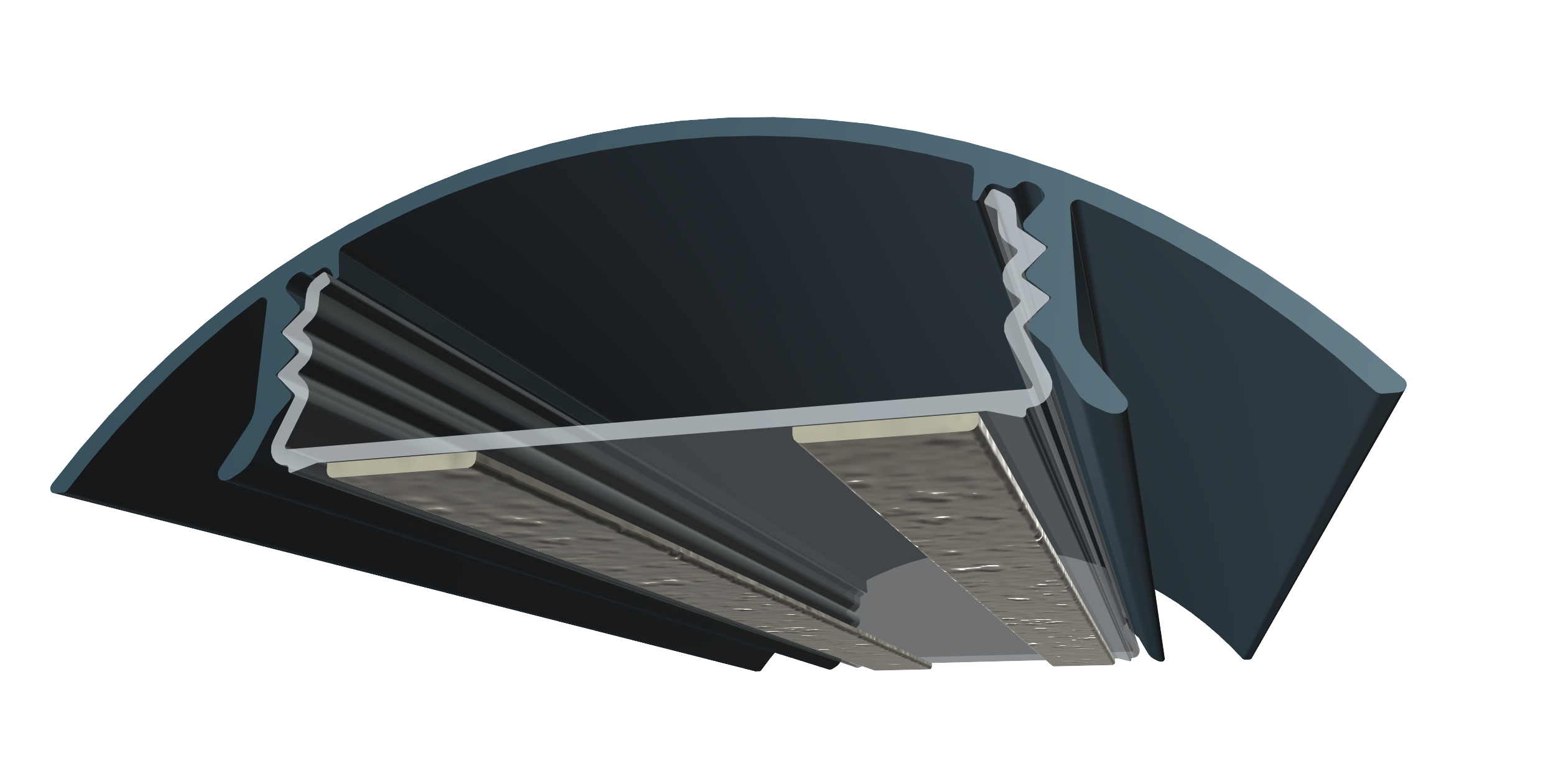 Design Alu-Kabelkanal Weiß – 3,3cm X 75cm, Aus Aluminium, Für TV & Elektroinstallation, Mit 2 Jahren Garantie